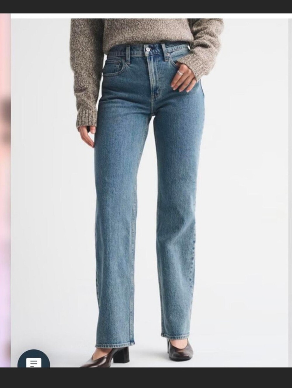 Abercrombie High Rise The 90s Relaxed Jean